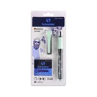 Schneider 施耐德 钢笔 Easy系列 新款 隐形人 绿色 F尖 2组墨水礼盒装