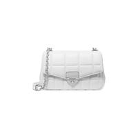 MICHAEL KORS 迈克·科尔斯 SOHO系列 女士大号皮质链条单肩包 30F0S1SL3L085 纯白色
