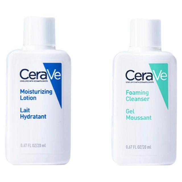 CeraVe 适乐肤 护肤套装 (修护净颜泡沫啫喱20ml+修护保湿润肤乳20ml)