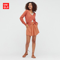 优衣库 女装 花式蝴蝶结短裤(夏季) 436565 UNIQLO