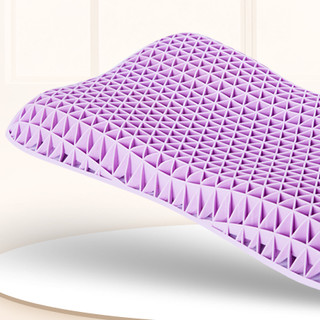 Dormilala 翼眠 ETZ 儿童格子枕头 富贵紫 55.5*31.5*4.5-6cm