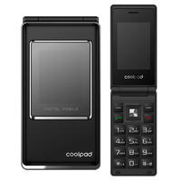 Coolpad 酷派 V66 按键老人手机 移动联通版 2G手机 儒雅黑