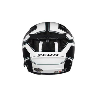 ZEUS 瑞狮 ZS-1200E 摩托车头盔 全盔 N41黑白色 L码
