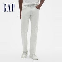 Gap男装浅色水洗直筒牛仔裤268741春夏新款个性微弹潮流休闲长裤