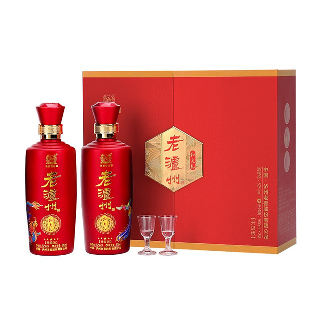 泸州老窖和之礼升级版52%vol 浓香型白酒500ml*2瓶礼盒装【报价价格评测