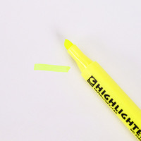 STA 斯塔 00167 单头荧光笔 黄色 单支装