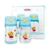 THERMOS 膳魔师 TCKC+BP5353 儿童亲子成长礼盒 吸管杯+保温杯 巧虎IP联名款