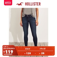 Hollister时尚先锋弹力修身低腰牛仔打底裤 女 102666-1