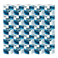 C&S 洁柔 有芯卷纸 蓝面子4层140克27卷 国际版 大分量卫生纸巾整箱