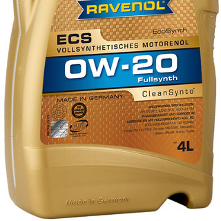 Ravenol 超金系列 0W-20 SN级 全合成机油 4L