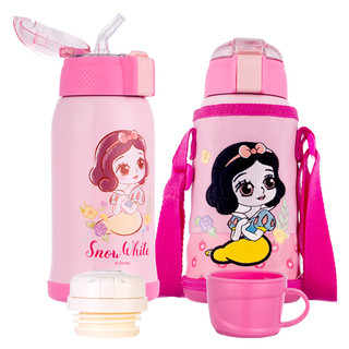 Disney 迪士尼 HM3300P 儿童保温杯+吸管盖+直饮盖 600ml 粉色公主