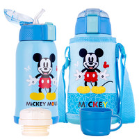 Disney 迪士尼 HM3300M 儿童保温杯+吸管盖+直饮盖 600ml 蓝色米奇