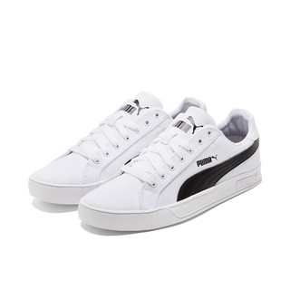 PUMA 彪马 Smash Vulc Canvas 中性运动板鞋 374754-01 黑白 41