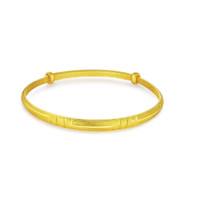 LUKFOOK JEWELLERY 六福珠宝 L01GTBB0003 条纹足金手镯 5.8cm 23.25g