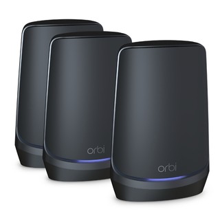 NETGEAR 美国网件 Orbi RBKE963B AXE11000 WIFI6E 分布式无线路由器 黑色