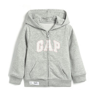 Gap 盖璞 567906 女童连帽卫衣外套 灰色 105cm