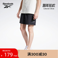 Reebok锐步官方男子GP6965休闲舒适基础运动宽松五分裤经典短裤