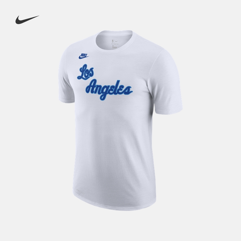 NIKE 耐克 官方洛杉矶湖人队LOGO DRI-FIT NBA男子T恤速干CT9926
