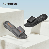 Skechers斯凯奇2021夏季新款男子拖鞋魔术贴沙滩休闲凉拖237052