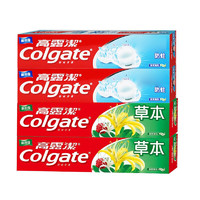 Colgate 高露洁 防蛀牙膏140g*2支+高露洁草本牙膏140g*2支 共4支560g