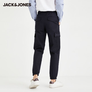 JackJones男潮含莱卡棉三色工装舒适含莱卡潮时尚简约休闲运动裤