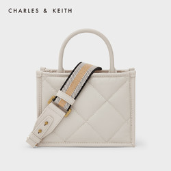 CHARLES & KEITH CHARLES＆KEITH21秋新款CK2-30781600女士菱格手提单肩斜挎婚包