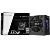 银欣 SilverStone 850W ST85F-PT 白金牌ATX短版电源/风扇启停/DC