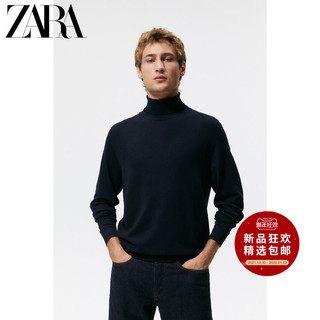 ZARA冬季男装 基本款高领针织衫毛衣 00693302401
