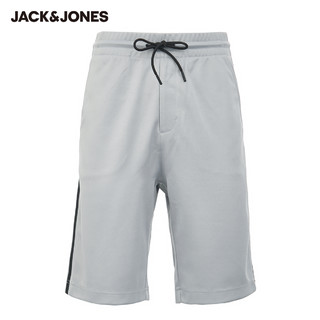 JackJones杰克琼斯outlets夏男酷潮流黑运动侧边条纹短裤
