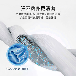 凯乐石户外运动男款coolmax透气短袖文化功能T恤速干短袖[1260]