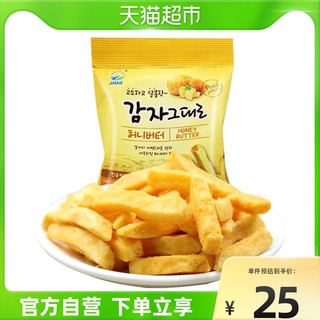 九日 韩国膨化九日蜂蜜黄油味土豆条54g休闲零食食品小吃