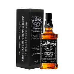 JACK DANIEL‘S 杰克丹尼 威士忌 洋酒 700ml（黑标礼盒装）