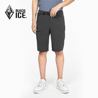 黑冰户外登山徒步短裤男款城市休闲中裤夏季梭织运动短裤F2207
