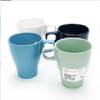 宜家 宜家家居法格里克咖啡杯陶瓷杯茶杯水杯微波牛奶杯马克杯子小杯子 天蓝色