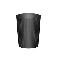 清野の木 垃圾桶 21*26.5cm 条纹黑色