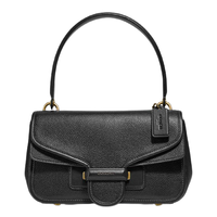 COACH 蔻驰 CODY 女士牛皮革手提包 C2263 B4BK 黑色 中号