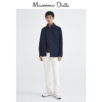春夏折扣 Massimo Dutti男装 标准版棉质染色衬衫式宽松男士外套 00138800401