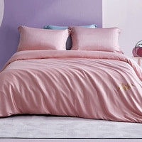 LOVO 西西里的传说 天丝四件套 粉色 1.8m床