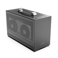 PCCOOLER 超频三 蜂鸟1 I100G PRO MINI-ITX机箱 非侧透 钛灰色