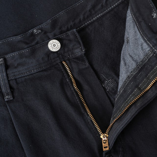 Levi'sRed™先锋系列新款男士黑色中腰直筒时尚牛仔裤A1120-0001