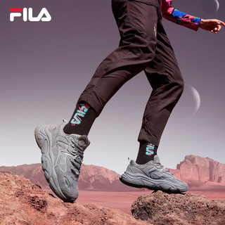 FILA 斐乐 运动鞋女 火星二代2021秋新款男款复古休闲跑步鞋老爹鞋