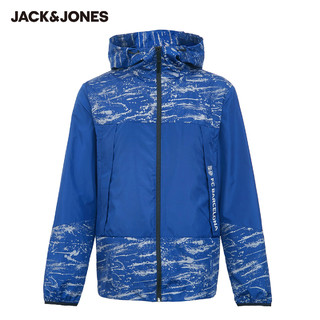 JackJones杰克琼斯巴萨联名款新防泼水短款夹克男装外套
