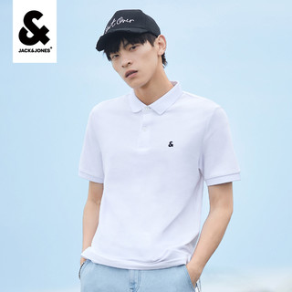 JackJones杰克琼斯夏男士纯棉时尚简约POLO-SHIRT翻领半短袖T恤衫