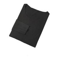 FENTENG 芬腾 男士秋衣秋裤套装 95G288-2 黑色 M