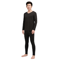 YOUR SUN 宜而爽 男士秋衣秋裤套装 14201113267 麻黑 XL