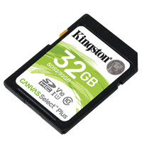 Kingston 金士顿 32GB SD存储卡U1 V10相机内存卡 sd卡大卡 支持4K 高速连拍