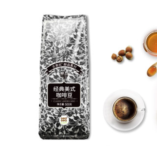 GeO GeO CAFÉ 吉意欧 醇品 中深烘焙 经典美式咖啡豆 500g