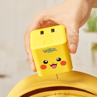 摩米士momax小萌猪夜亮灯双usb输出充电器充电头手机平板通用充电插头