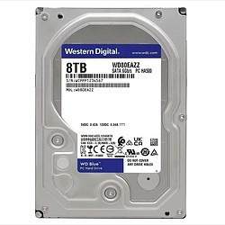 Western Digital 西部数据 8TB WD 蓝色 PC 硬盘驱动器 - WD80EAZZ