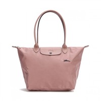 LONGCHAMP 珑骧 Le Pliage Club系列 女士单肩包大号 L1899619P44 藕粉色